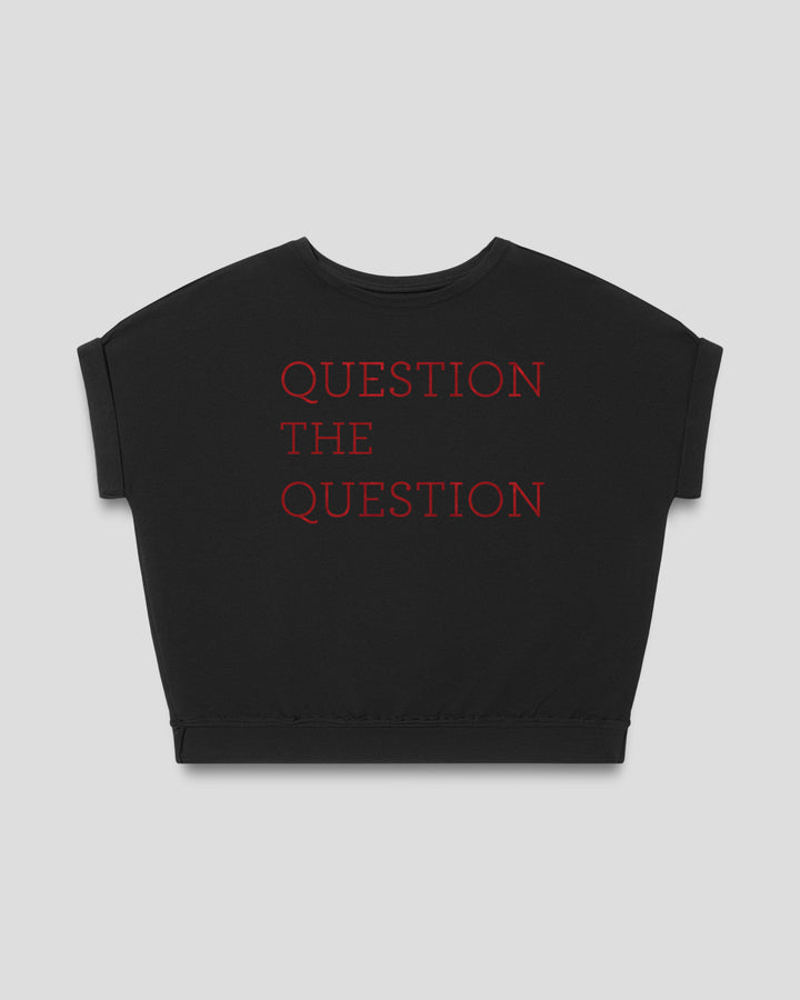QUESTION THE QUESTION fitted smart-tee