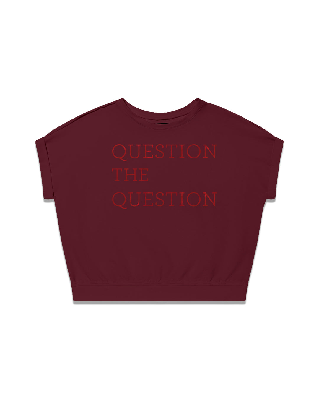 QUESTION THE QUESTION fitted smart-tee