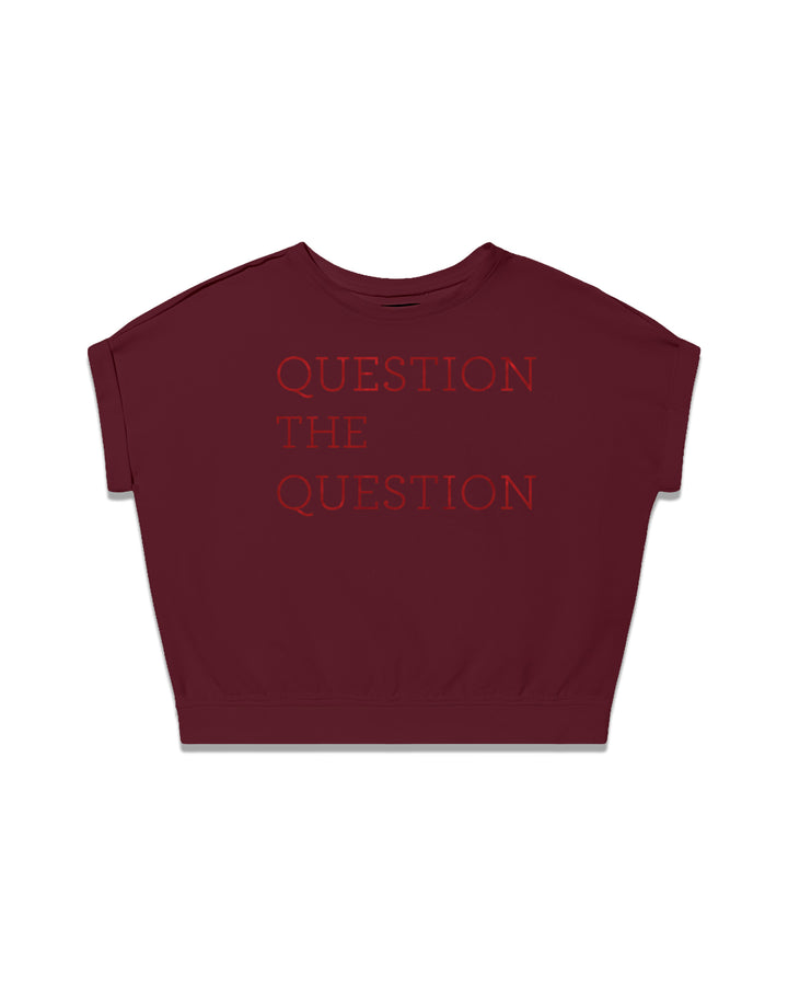 QUESTION THE QUESTION fitted smart-tee