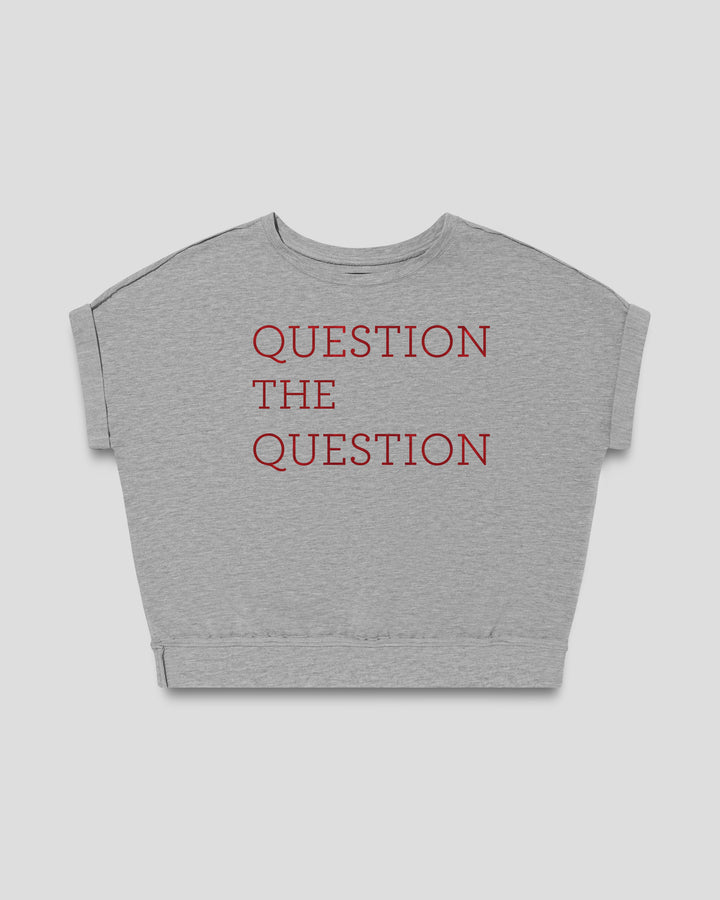 QUESTION THE QUESTION fitted smart-tee