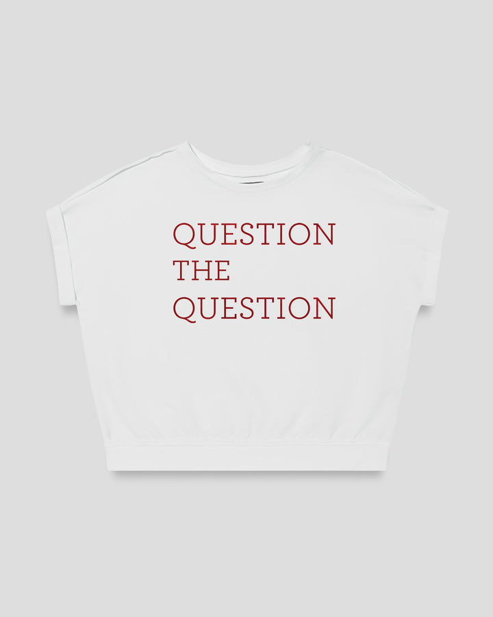 QUESTION THE QUESTION fitted smart-tee