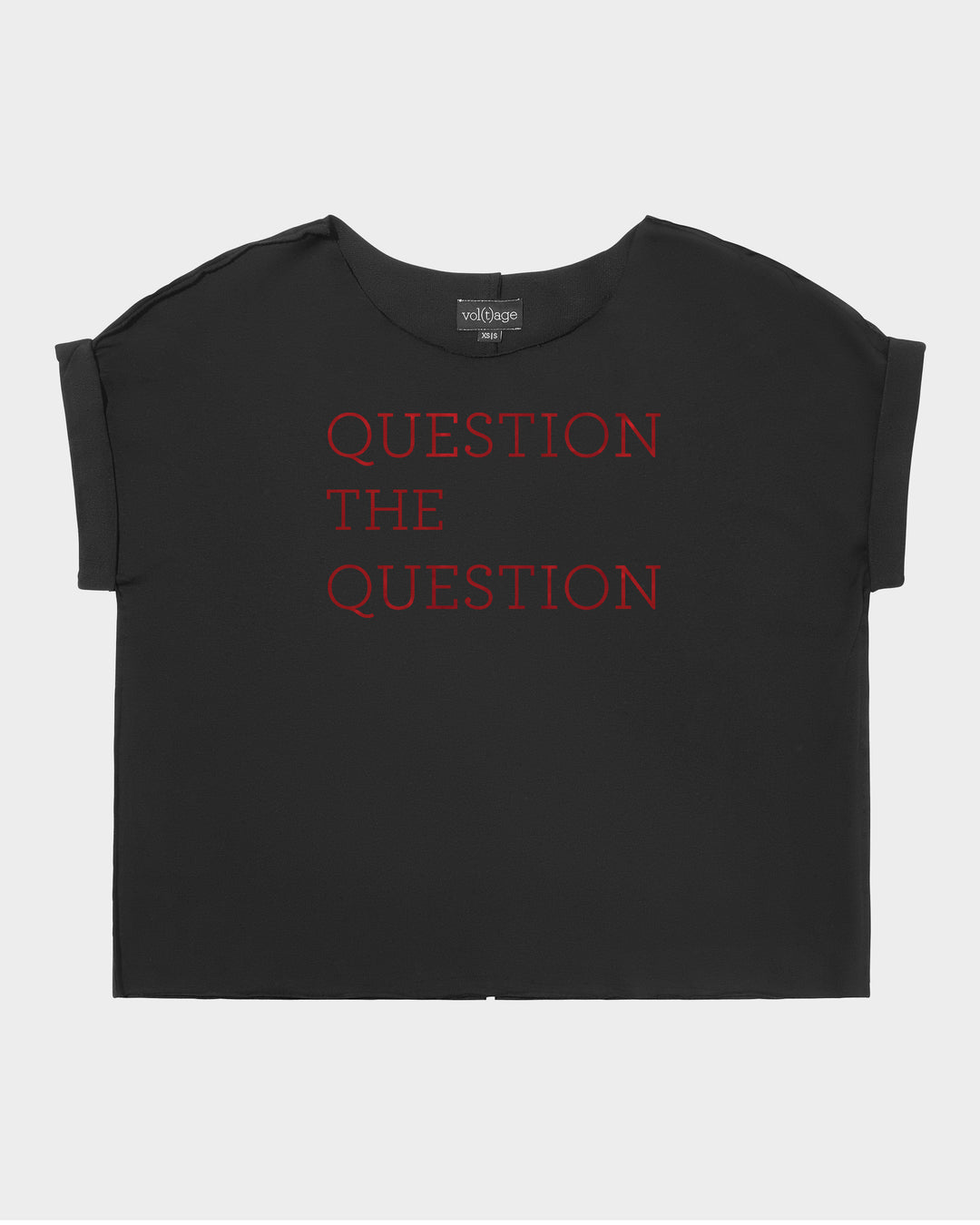 QUESTION THE QUESTION relaxed smart-tee