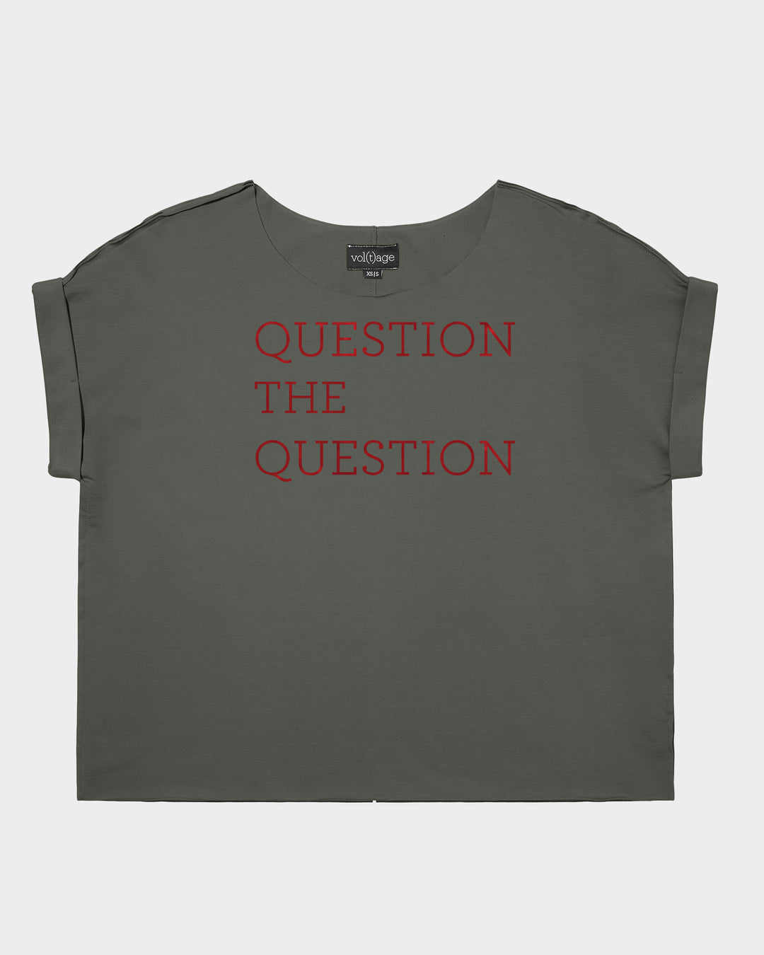 QUESTION THE QUESTION relaxed smart-tee