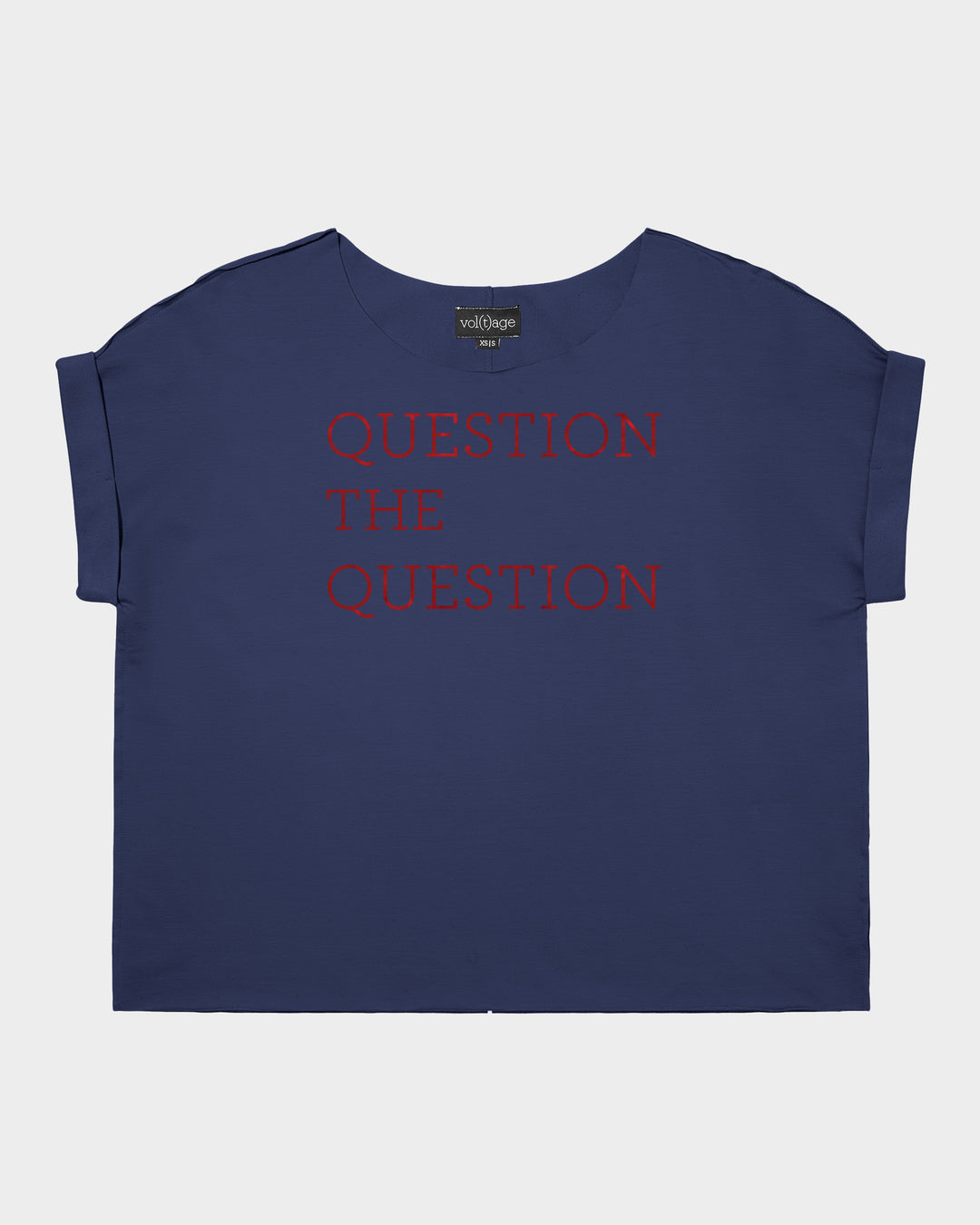QUESTION THE QUESTION relaxed smart-tee