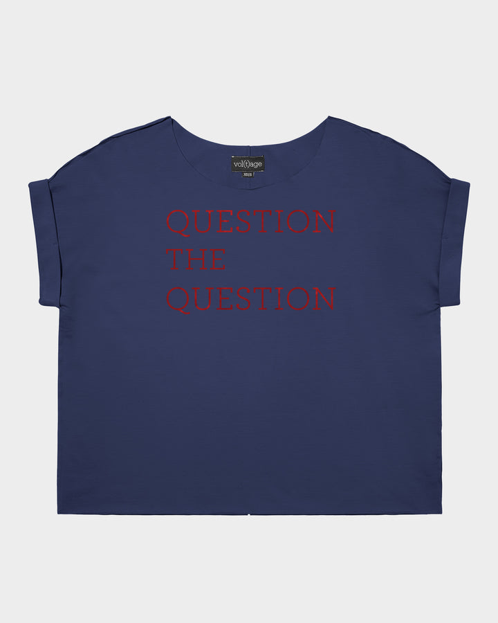 QUESTION THE QUESTION relaxed smart-tee