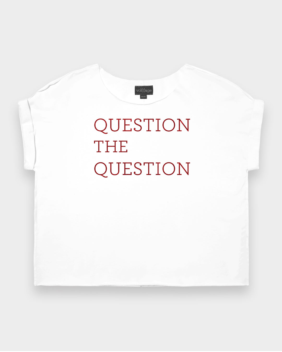 QUESTION THE QUESTION relaxed smart-tee