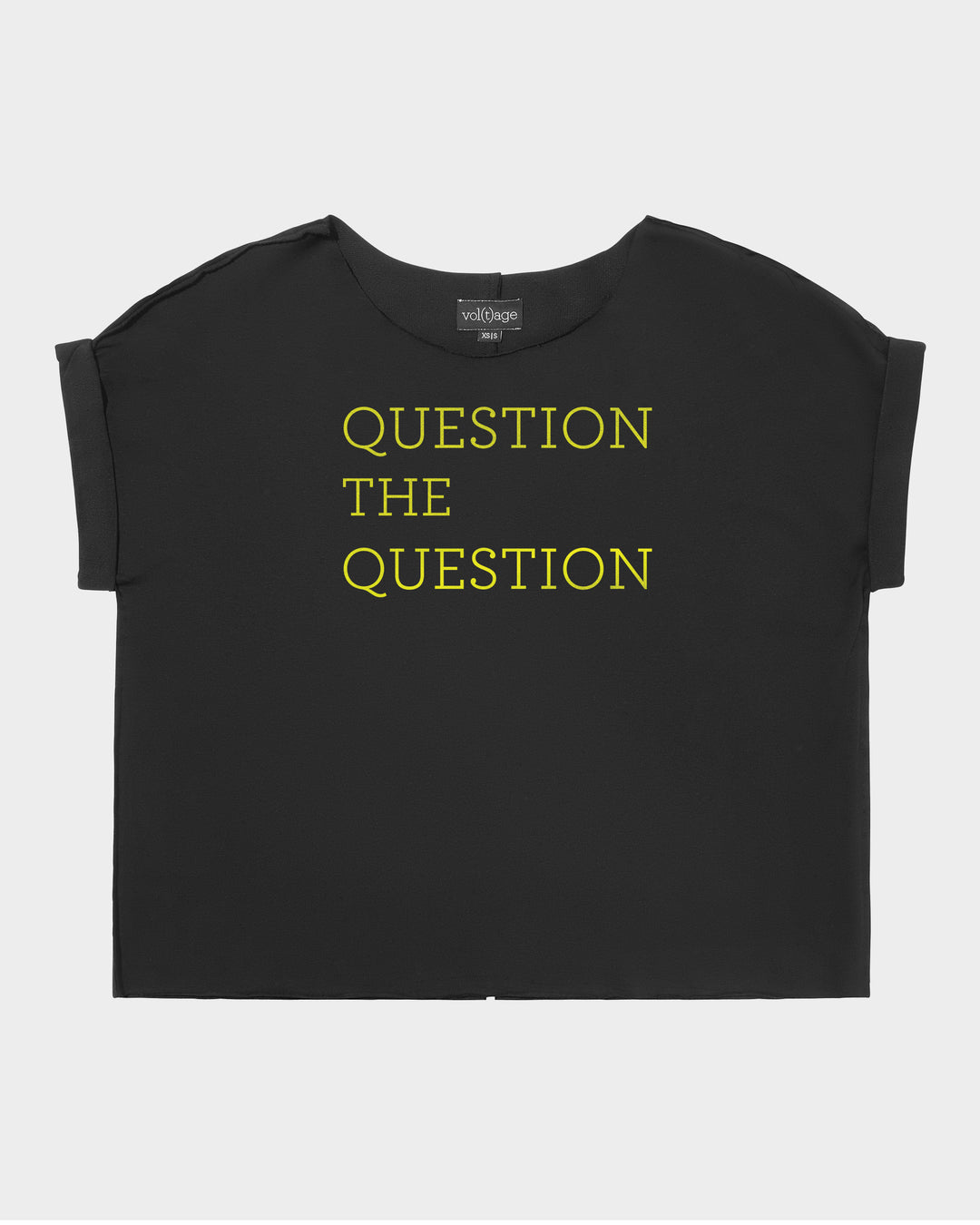 QUESTION THE QUESTION relaxed smart-tee