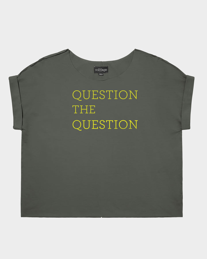 QUESTION THE QUESTION relaxed smart-tee
