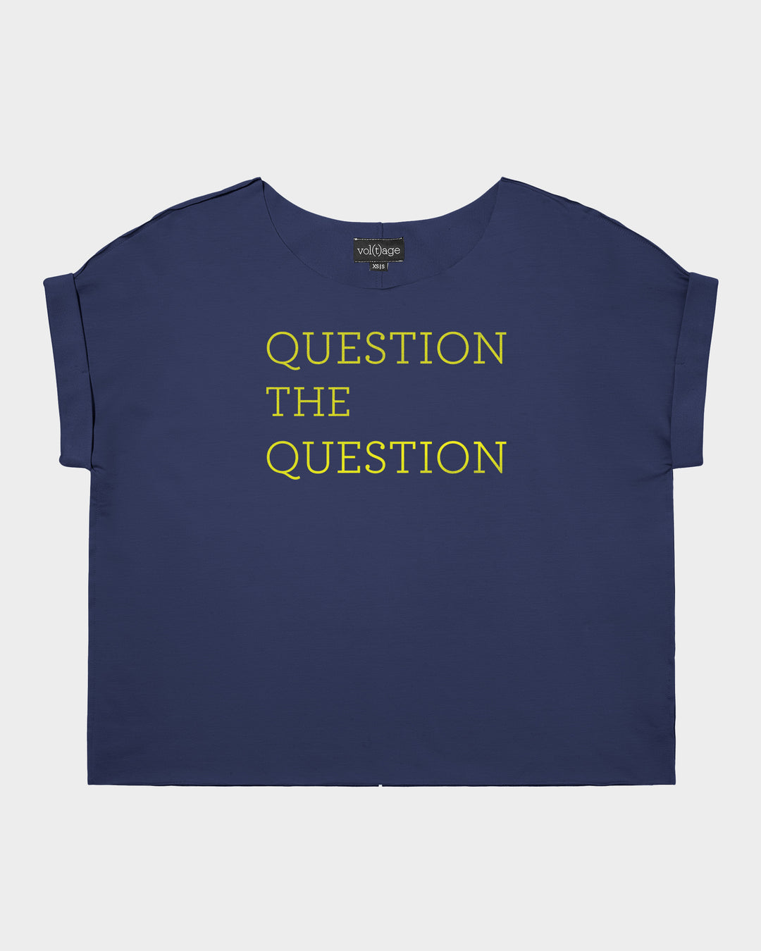 QUESTION THE QUESTION relaxed smart-tee