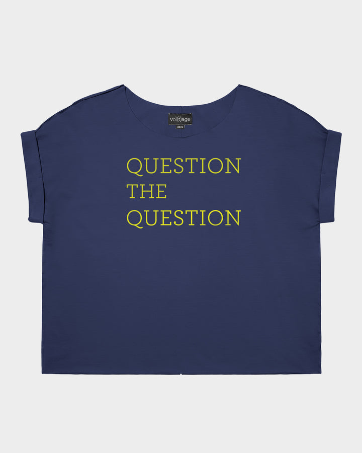 QUESTION THE QUESTION relaxed smart-tee