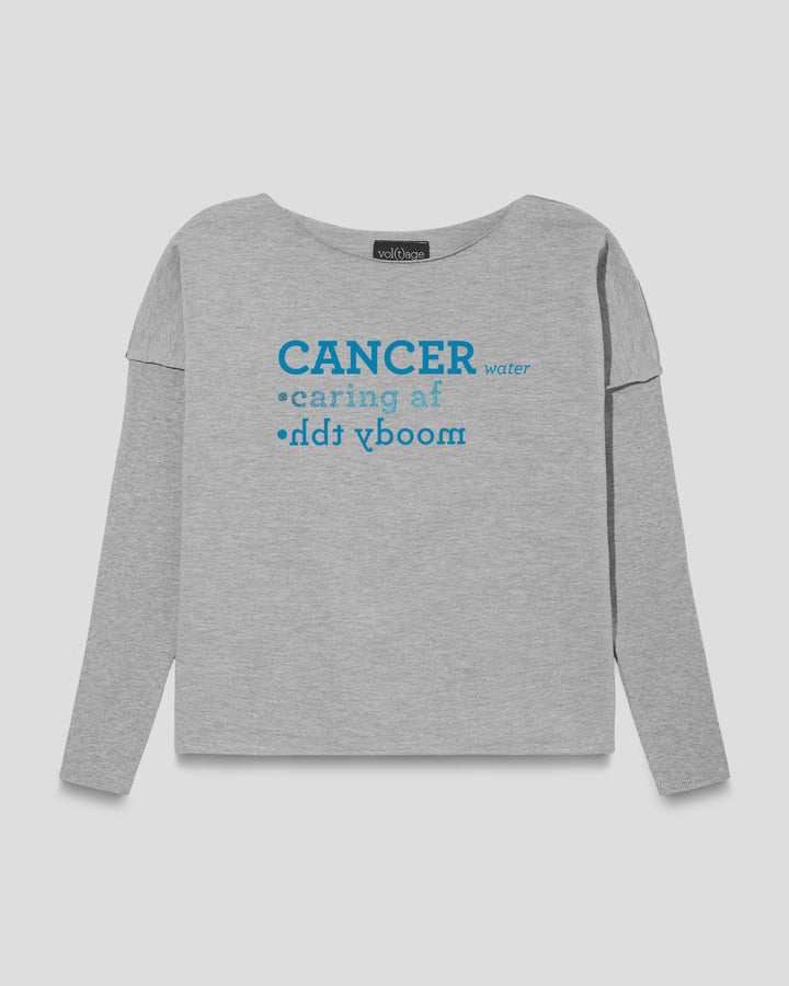 CANCER relaxed smart-shirt