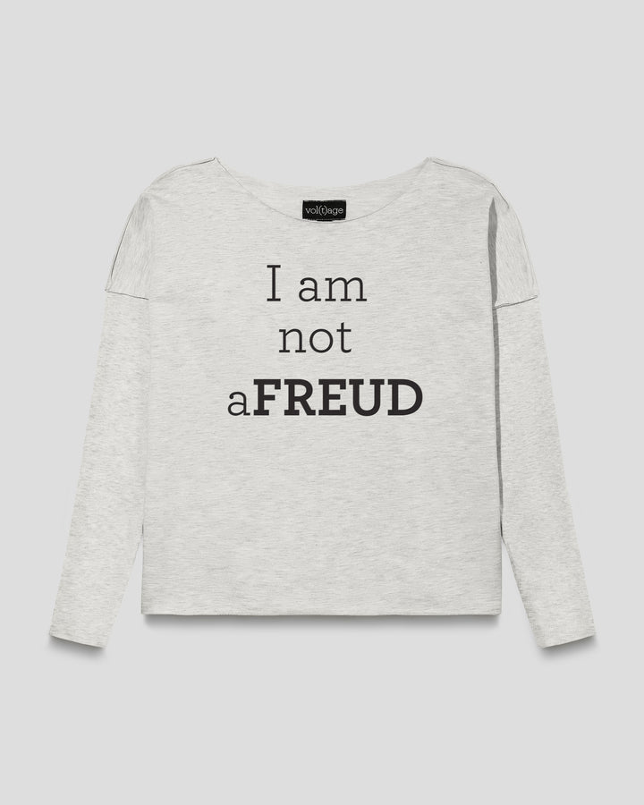 I AM NOT AFREUD relaxed smart-shirt