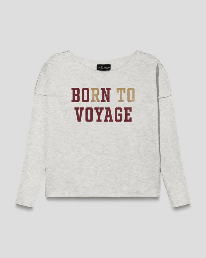 BORN TO VOYAGE relaxed smart-shirt