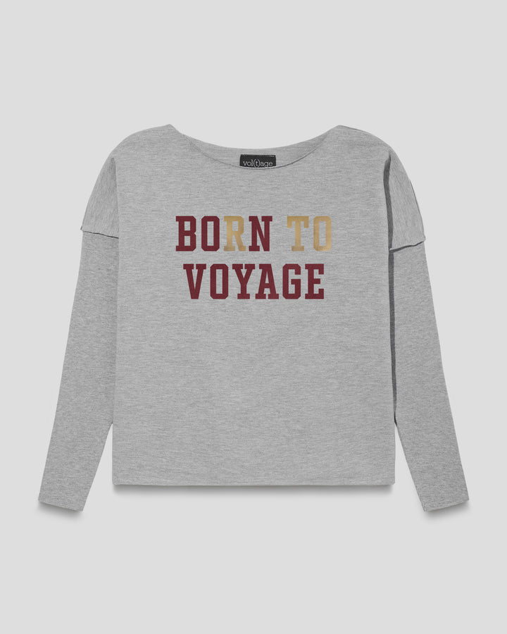BORN TO VOYAGE relaxed smart-shirt