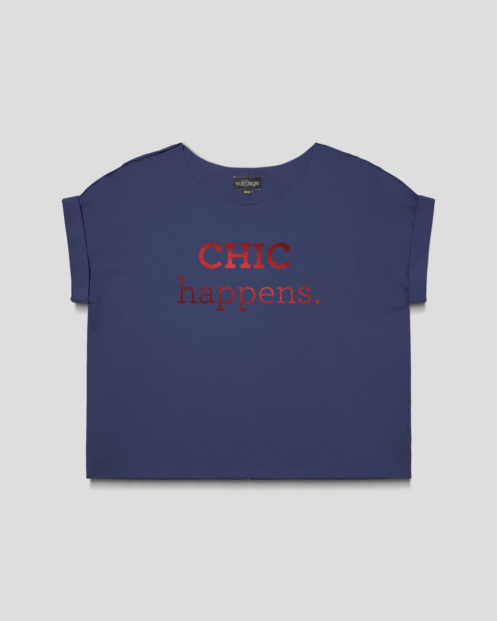 CHIC HAPPENS! relaxed smart-tee