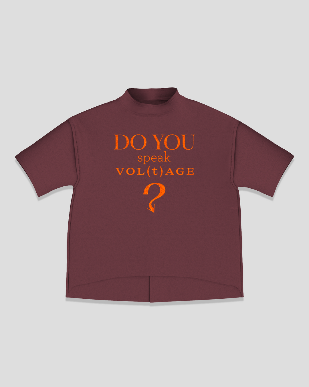 DO YOU SPEAK VOL(T)AGE? short train smart-tee