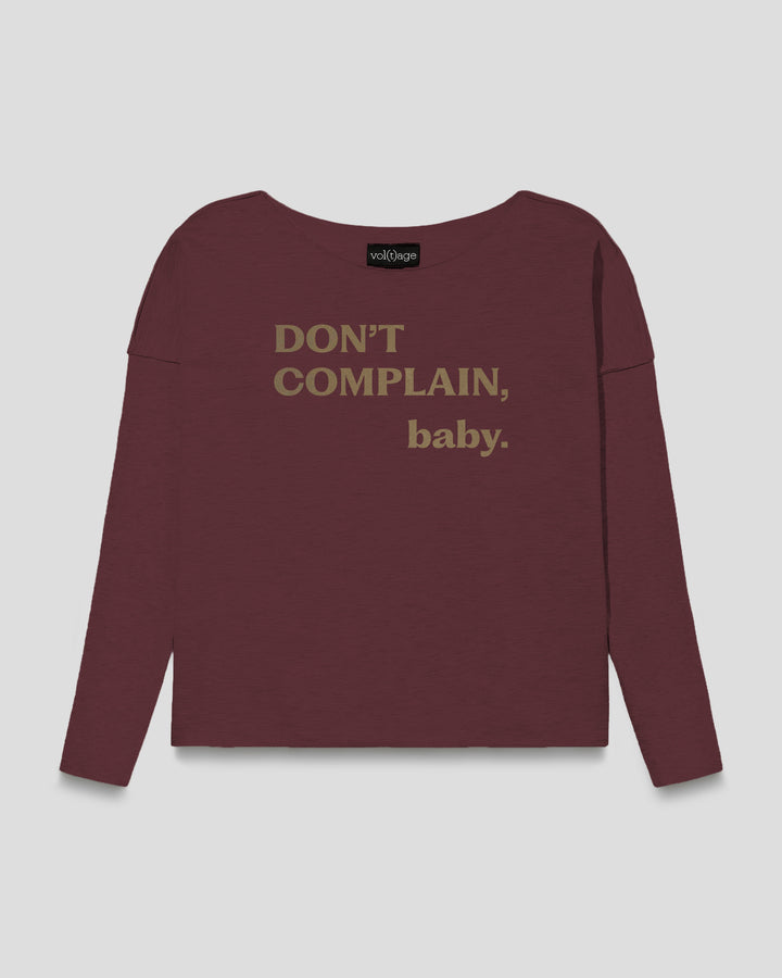 Don't Complain, Baby. relaxed smart-shirt