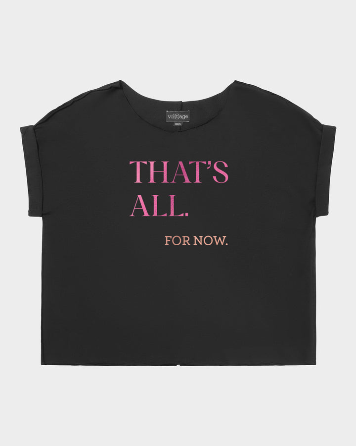 THAT'S ALL.  for now. relaxed smart-tee