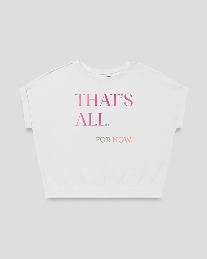 THAT'S ALL. for now.  fitted smart-tee