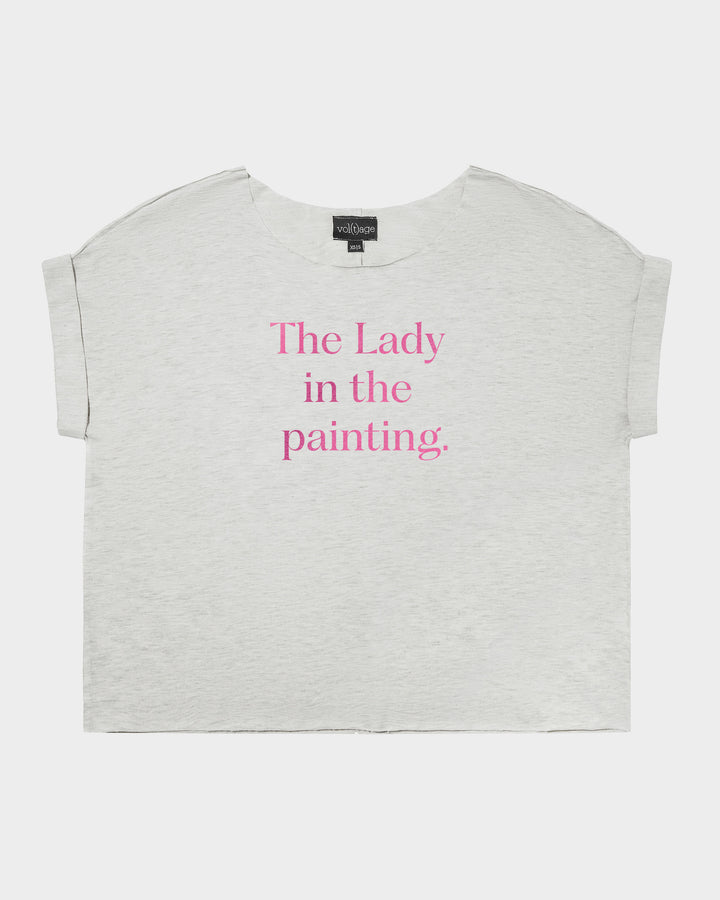 The Lady in the painting relaxed smart-tee
