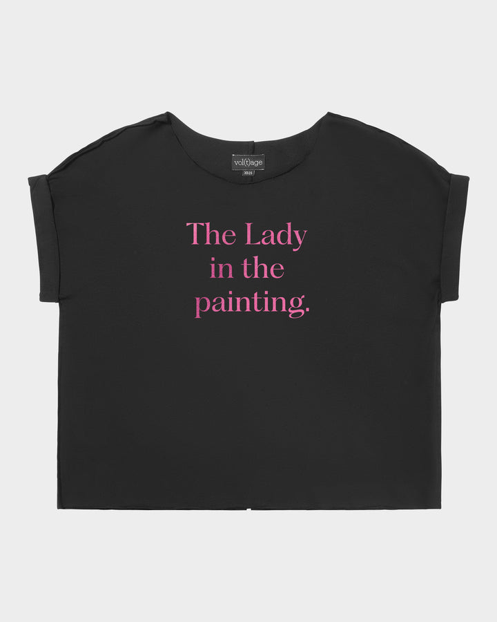 The Lady in the painting relaxed smart-tee