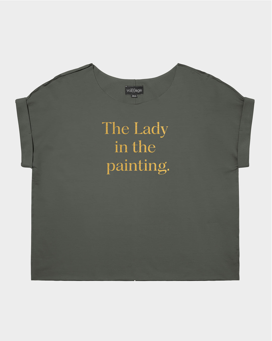 The Lady in the painting relaxed smart-tee