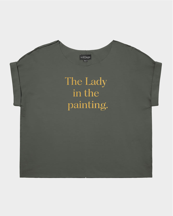 The Lady in the painting relaxed smart-tee