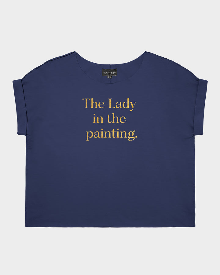 The Lady in the painting relaxed smart-tee