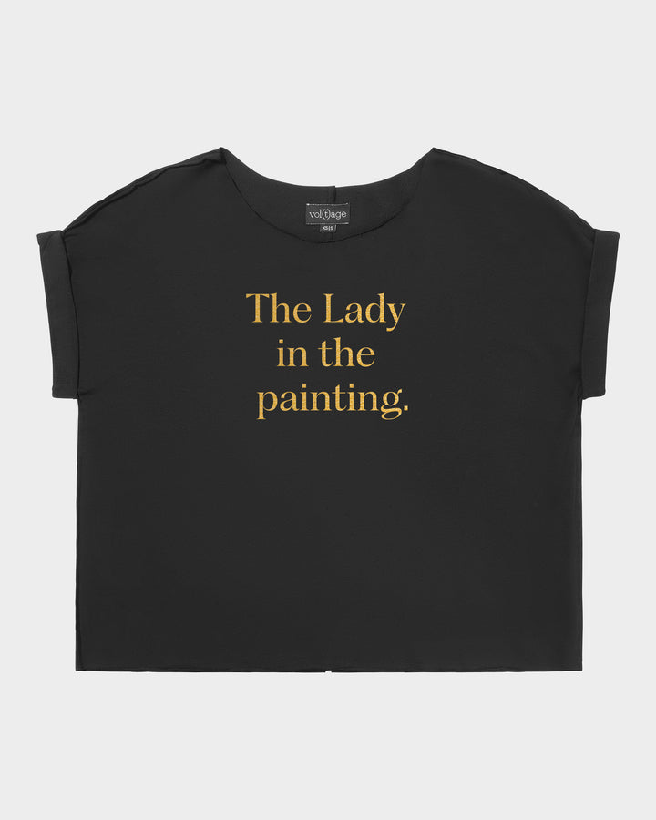 The Lady in the painting relaxed smart-tee
