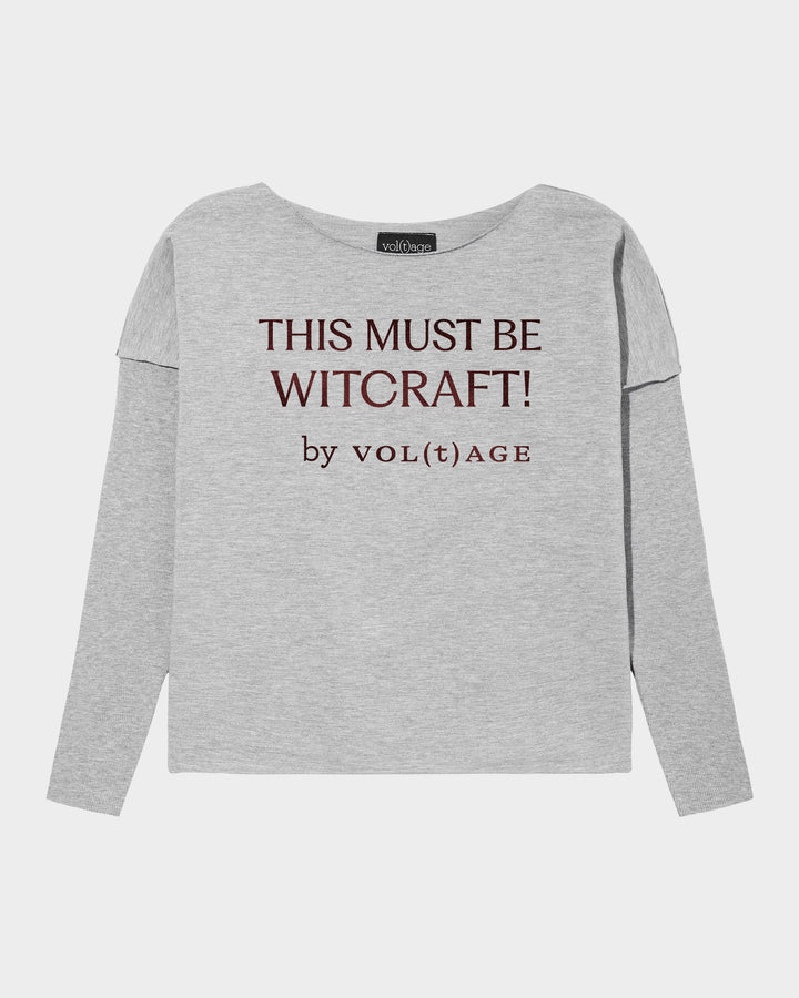 THIS MUST BE WITCRAFT! relaxed smart-shirt