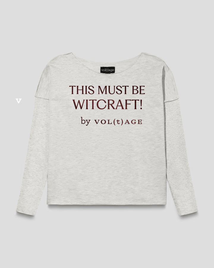 THIS MUST BE WITCRAFT! relaxed smart-shirt