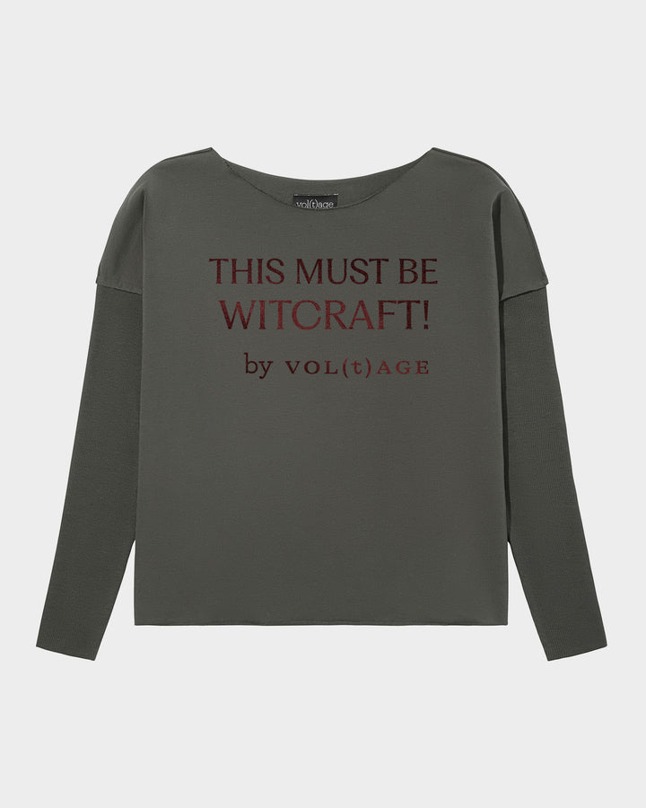 THIS MUST BE WITCRAFT! relaxed smart-shirt