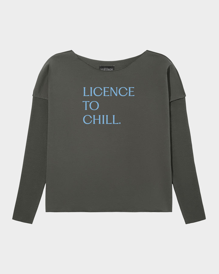 LICENCE TO CHILL relaxed smart-shirt
