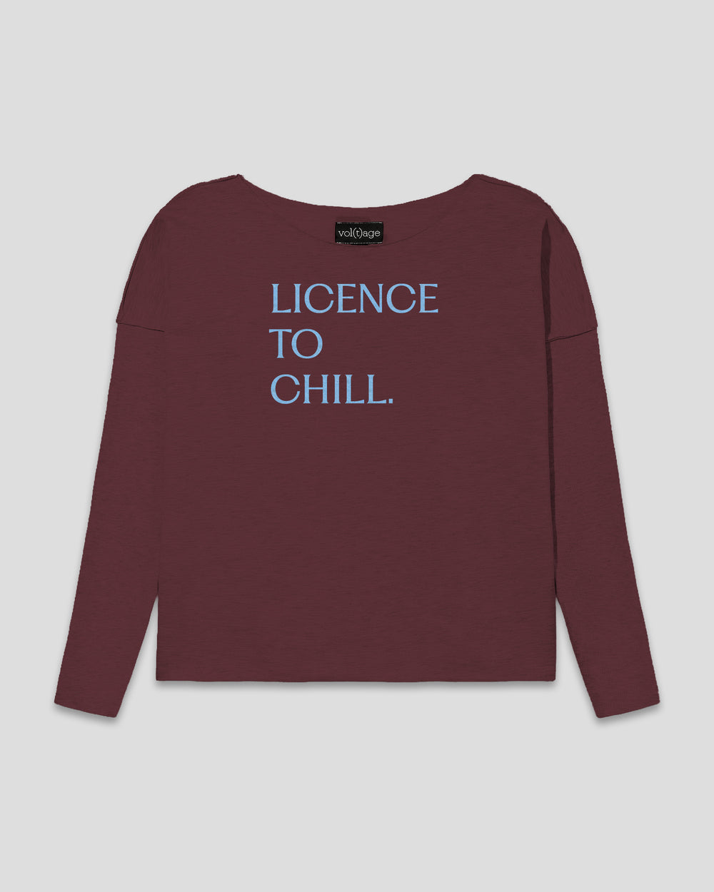 LICENCE TO CHILL. relaxed smart-shirt by vol(t)age