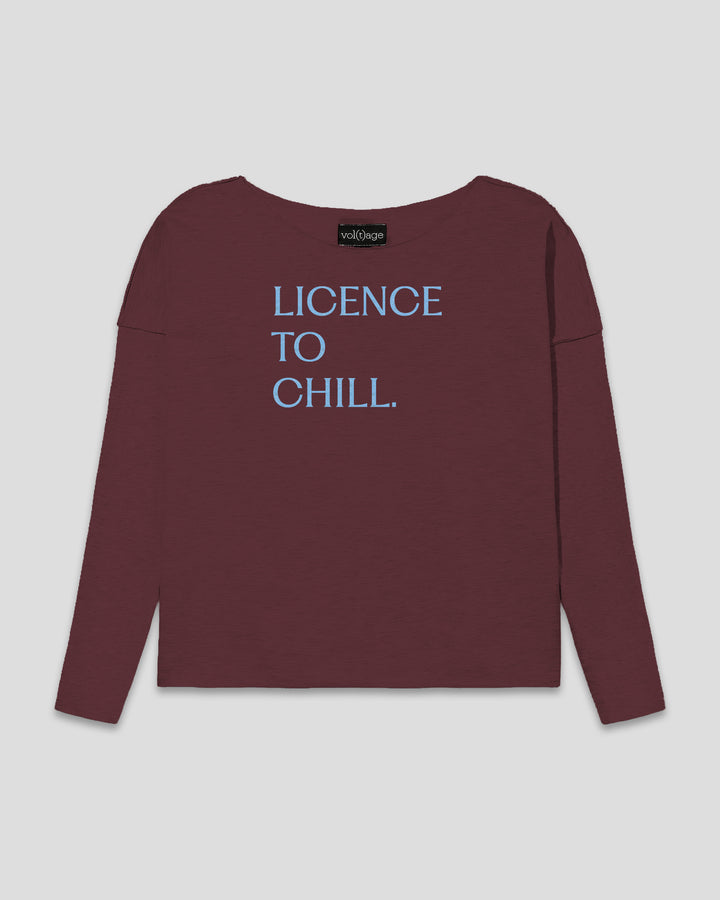 LICENCE TO CHILL relaxed smart-shirt