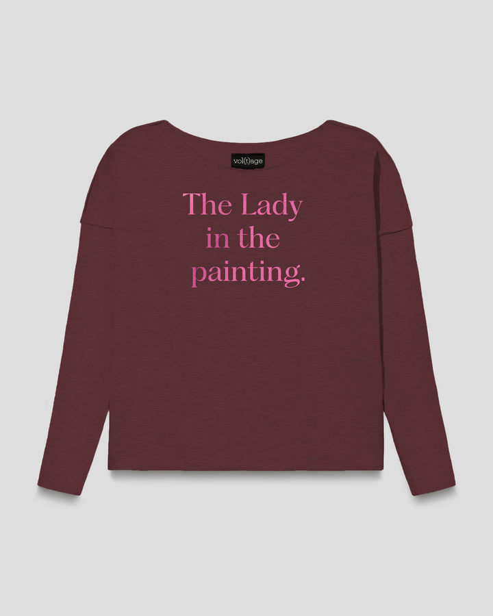 THE LADY IN THE PAINTING relaxed smart-shirt