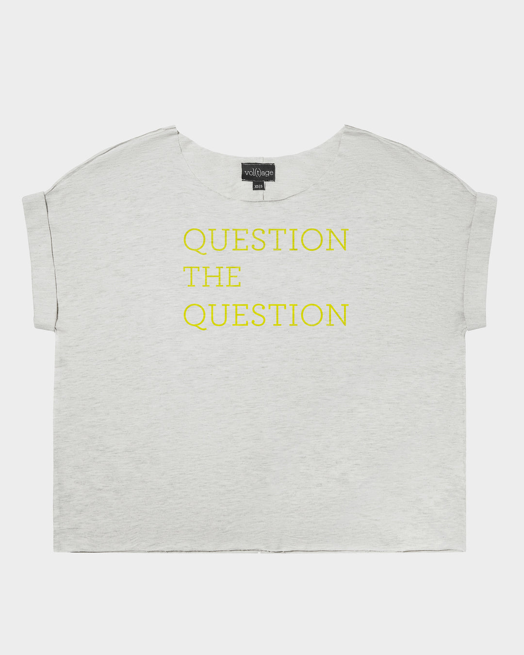QUESTION THE QUESTION relaxed smart-tee