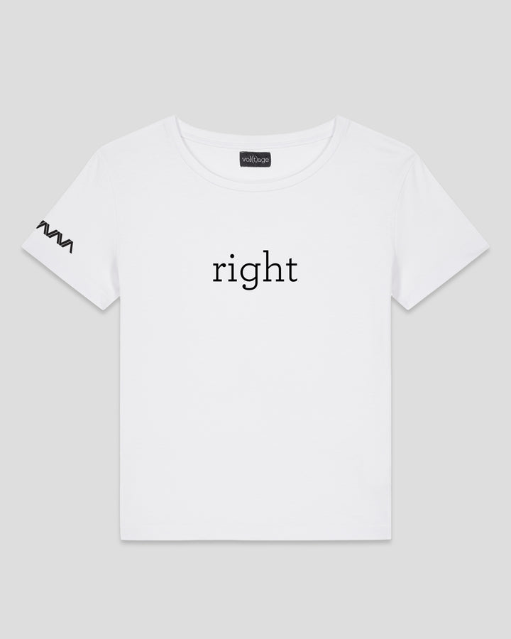 RIGHT/WRONG classic t-shirt