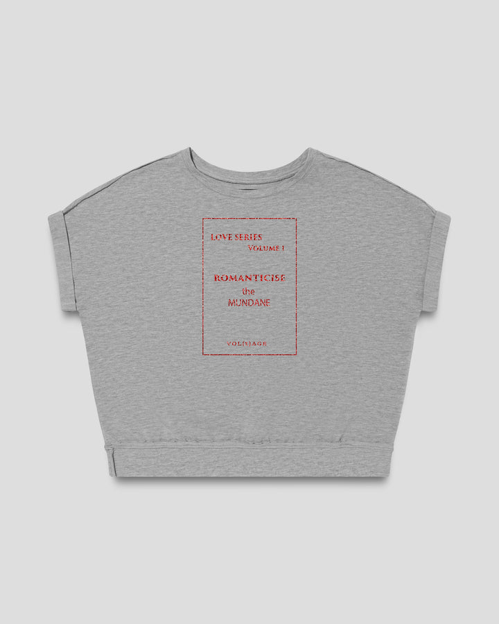 LOVE SERIES VOL I ROMANTICISE THE MUNDANE fitted smart-tee