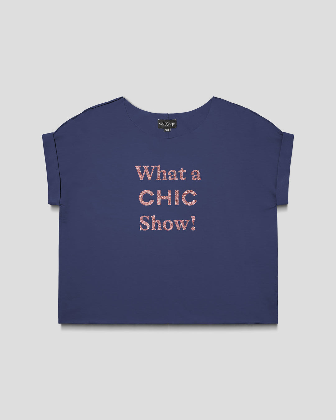 WHAT A CHIC SHOW relaxed smart-tee