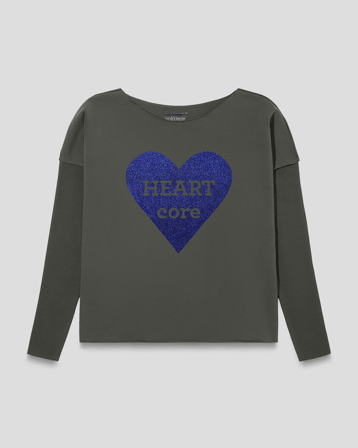 HEART core relaxed smart-shirt