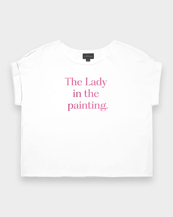 The Lady in the painting relaxed smart-tee