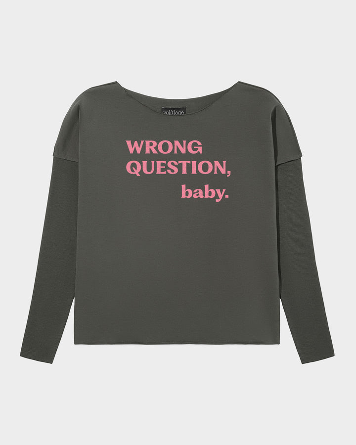 WRONG QUESTION, baby. relaxed smart-shirt