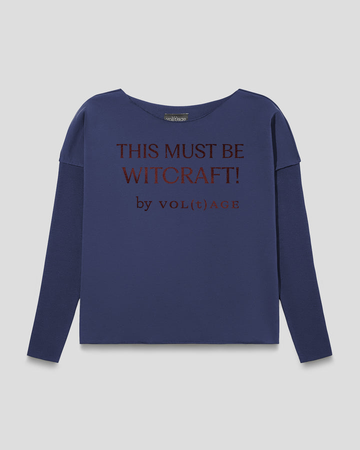 THIS MUST BE WITCRAFT! relaxed smart-shirt