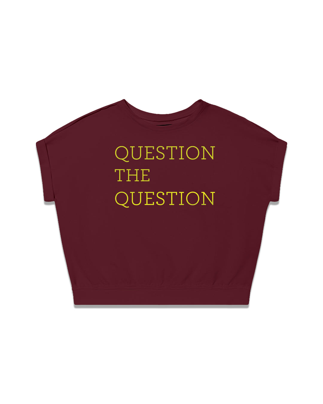 QUESTION THE QUESTION fitted smart-tee