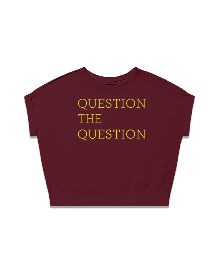 QUESTION THE QUESTION fitted smart-tee