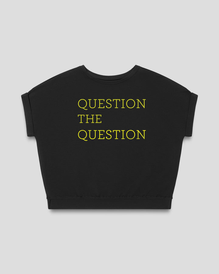 QUESTION THE QUESTION fitted smart-tee