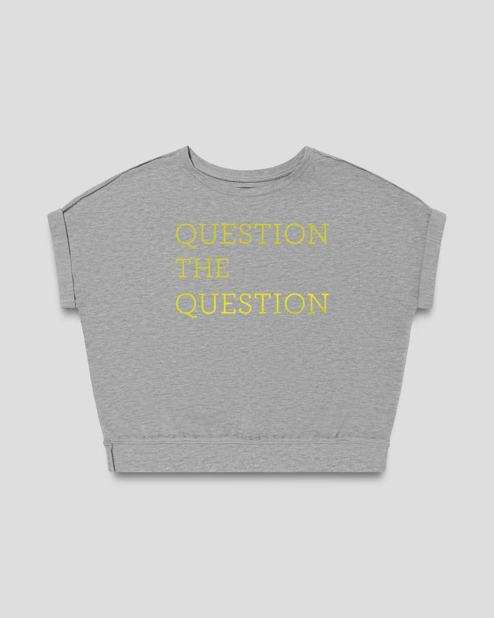 QUESTION THE QUESTION fitted smart-tee