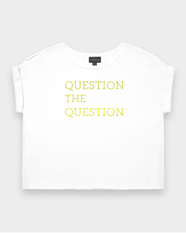 QUESTION THE QUESTION relaxed smart-tee