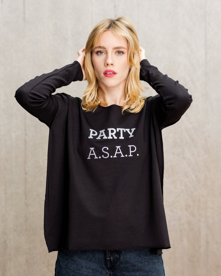 PARTY ASAP relaxed smart-shirt